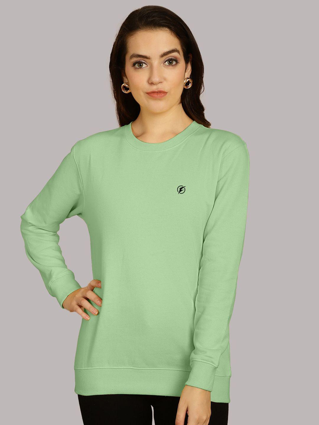 friskers round neck cotton fleece pullover