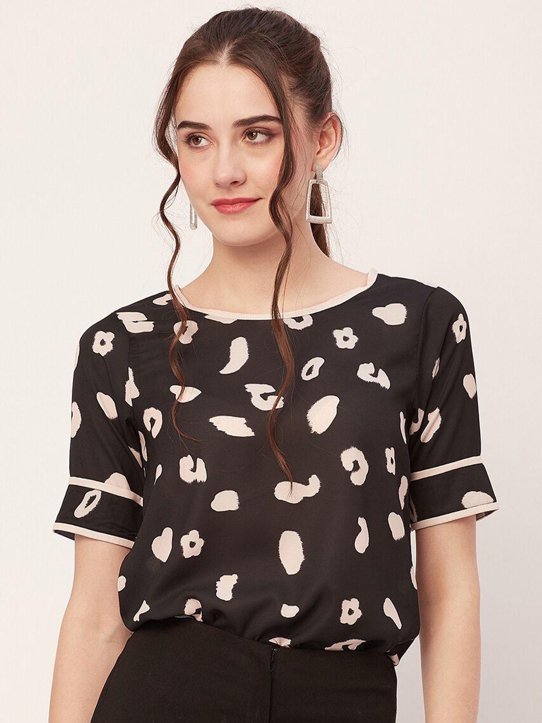 moomaya printed round neck top