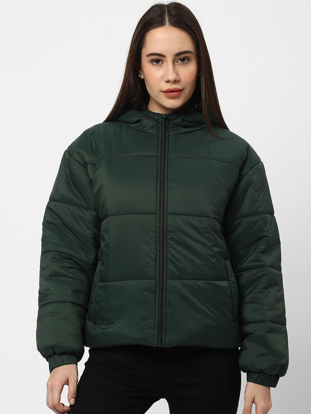 r&b hooded puffer jacket