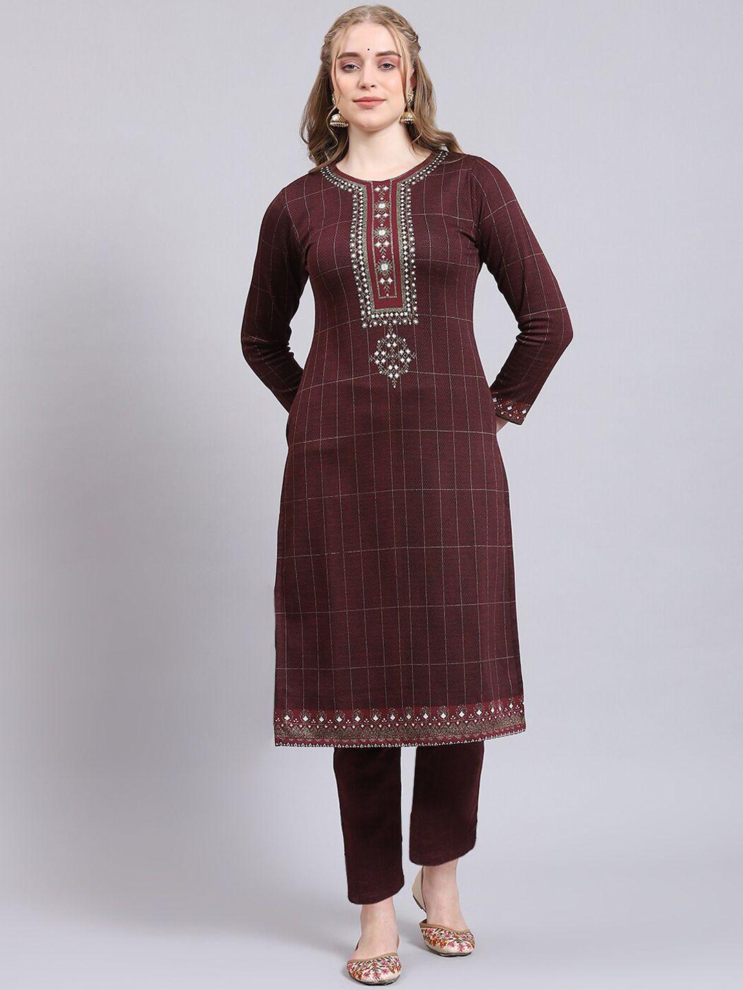 monte carlo ethnic motifs printed kurta with trousers