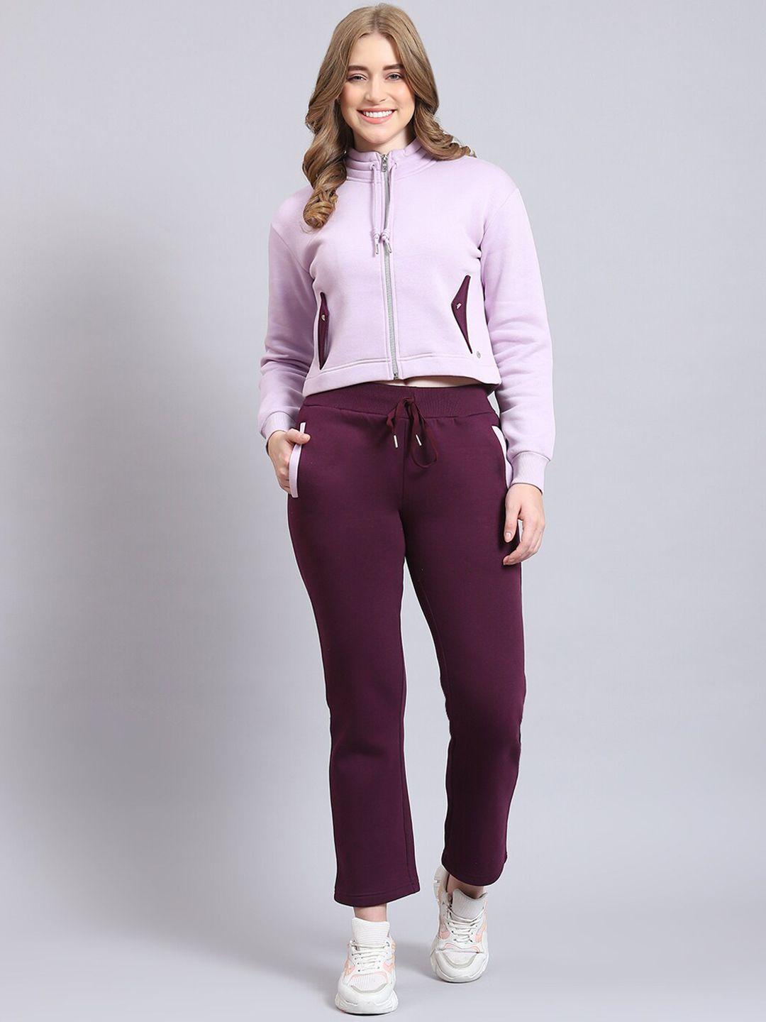 monte carlo mock collar sweatshirt & pants