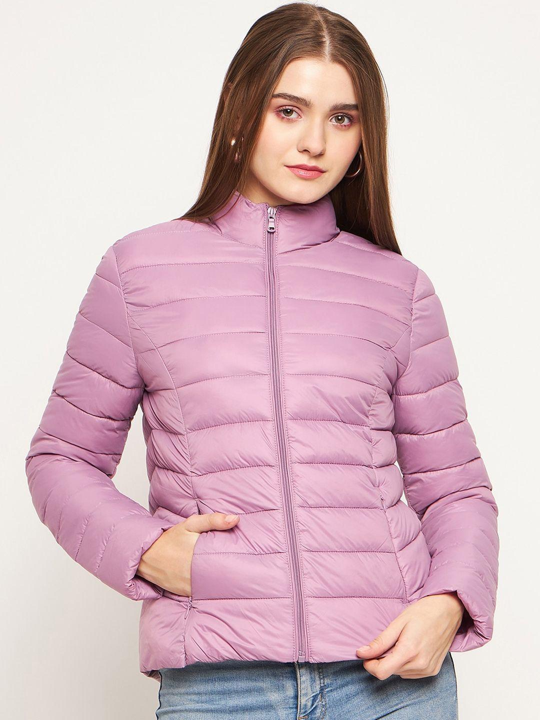 madame mock collar puffer jacket