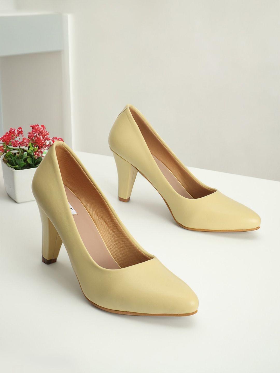 elle pointed toe block pumps