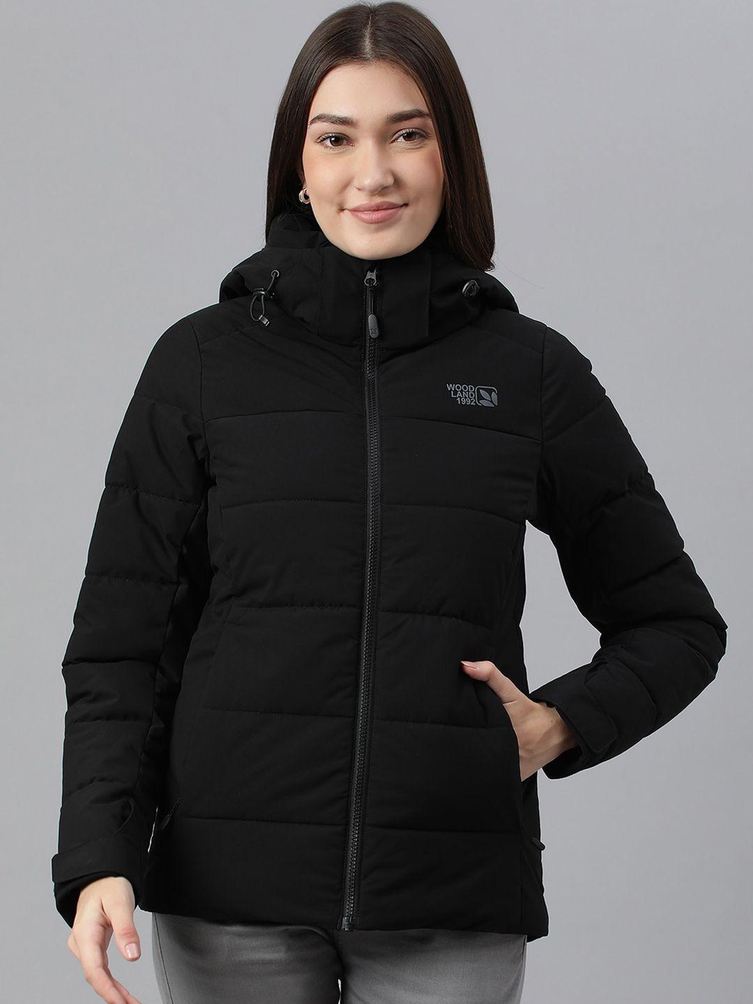 woodland hooded padded jacket