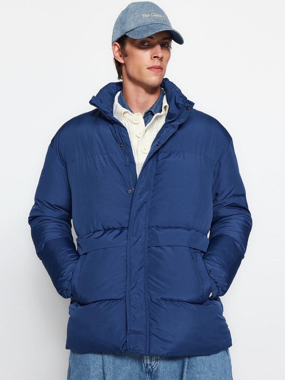 trendyol mock collar puffer jacket