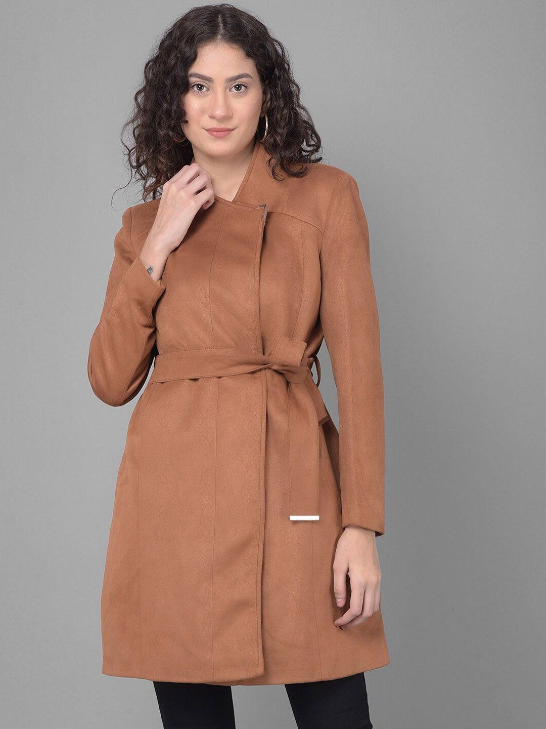 crimsoune club v-neck tie-ups longline wrap coat