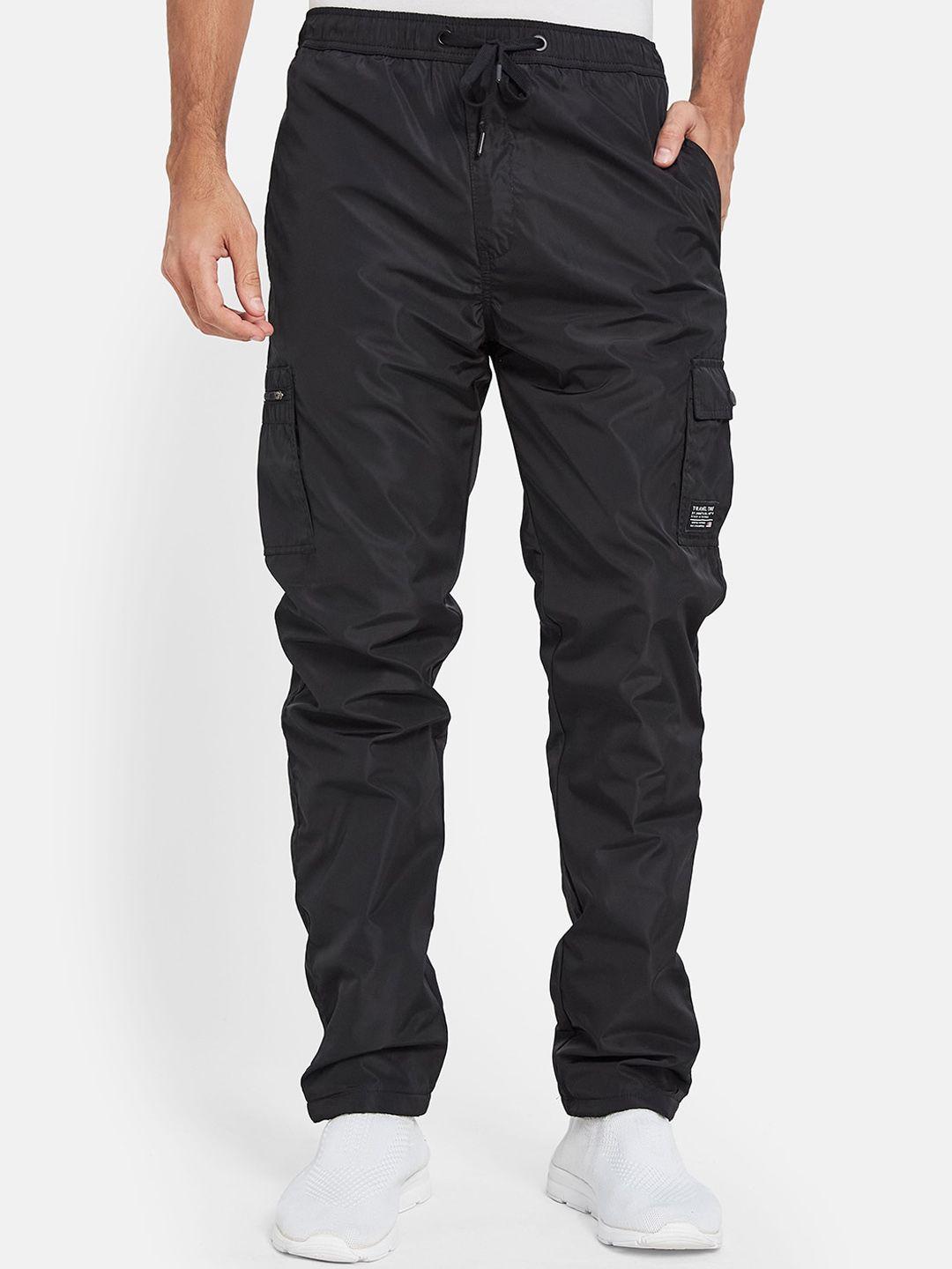 octave men cotton mid-rise track pant