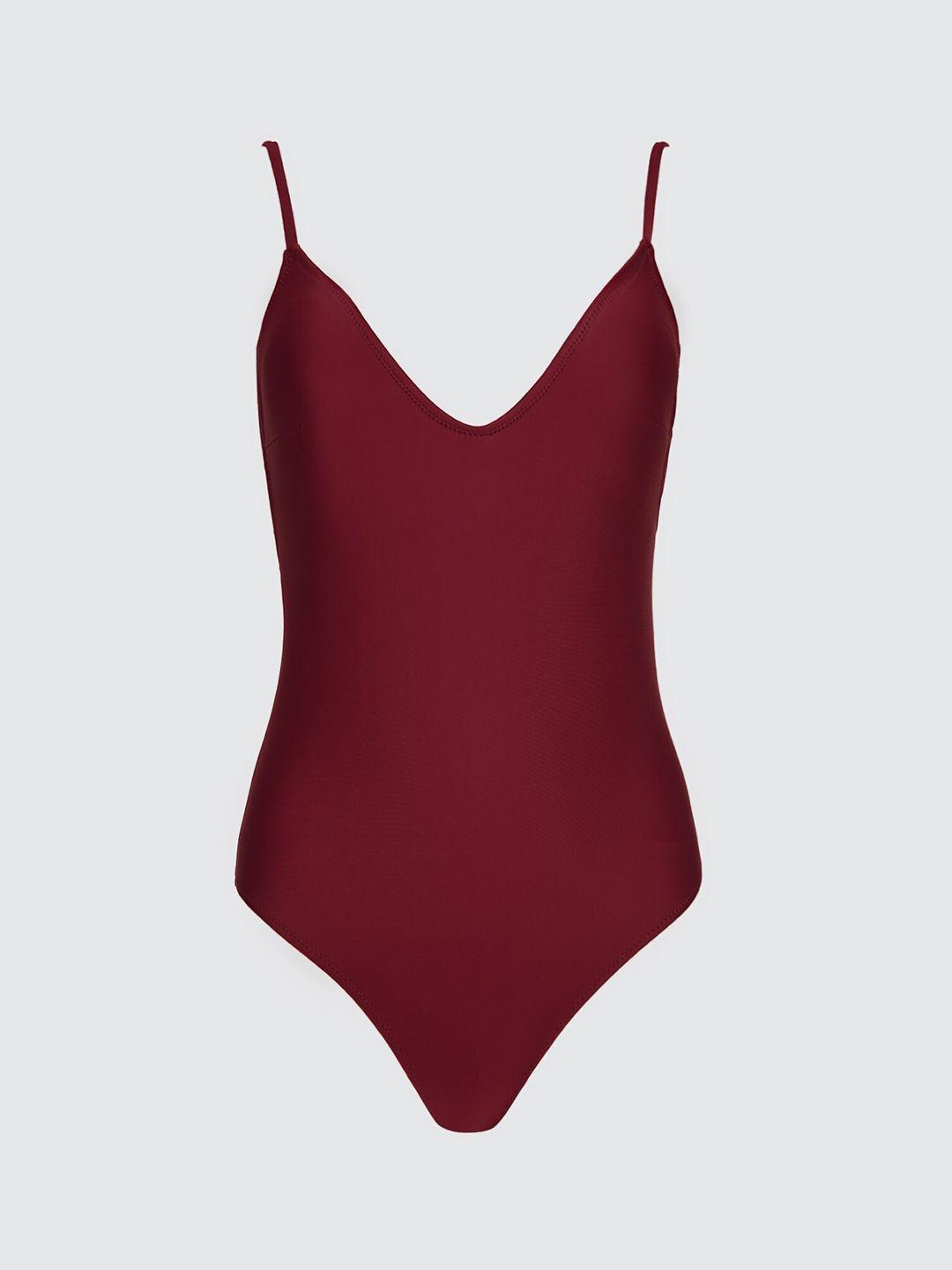 trendyol shoulder straps swim bodysuit