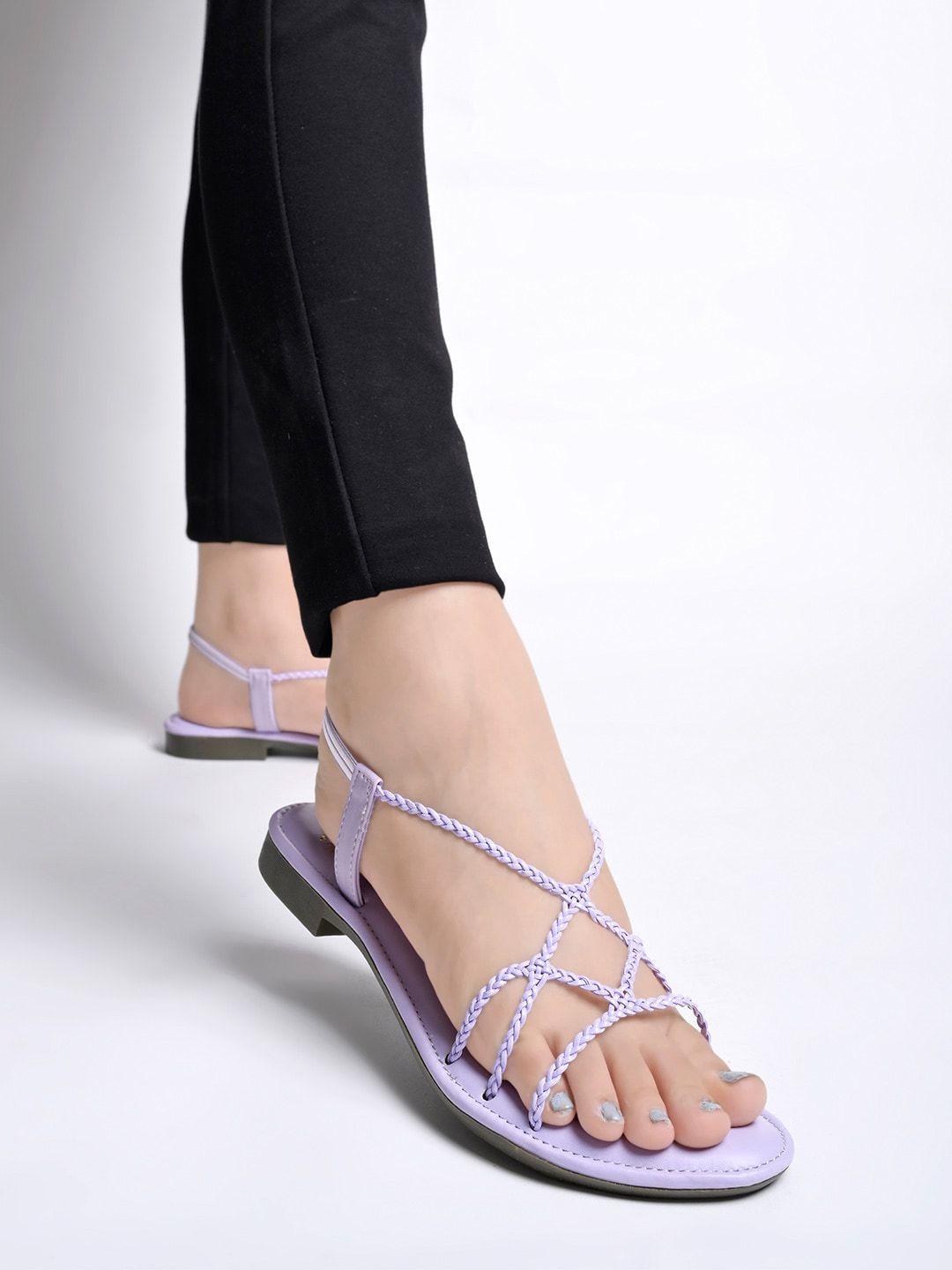 shoetopia strappy open toe flats with backstrap