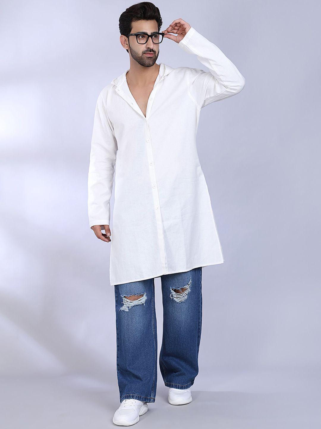 midav hooded straight kurta