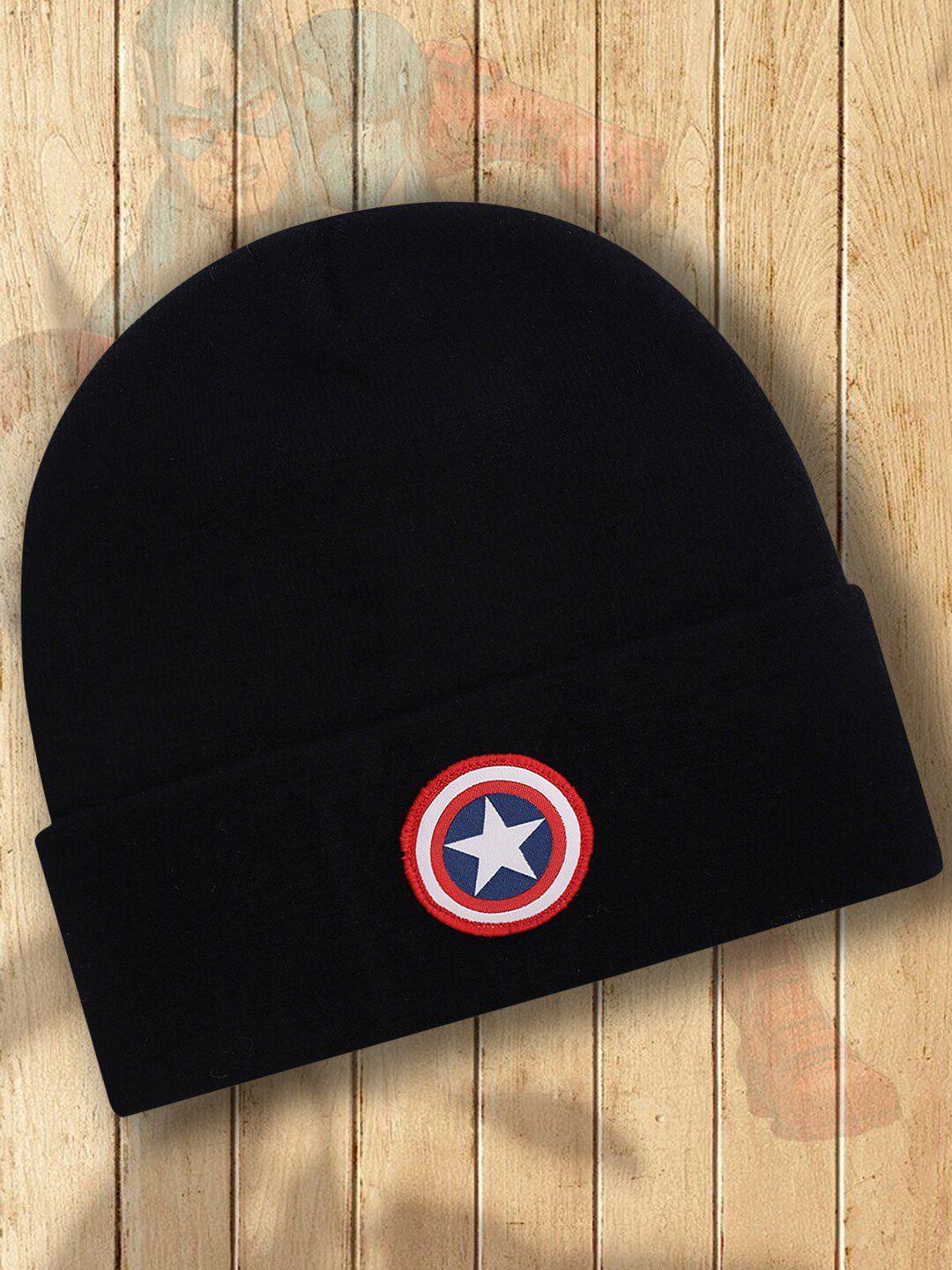 free authority men captain america printed knitted acrylic beanies