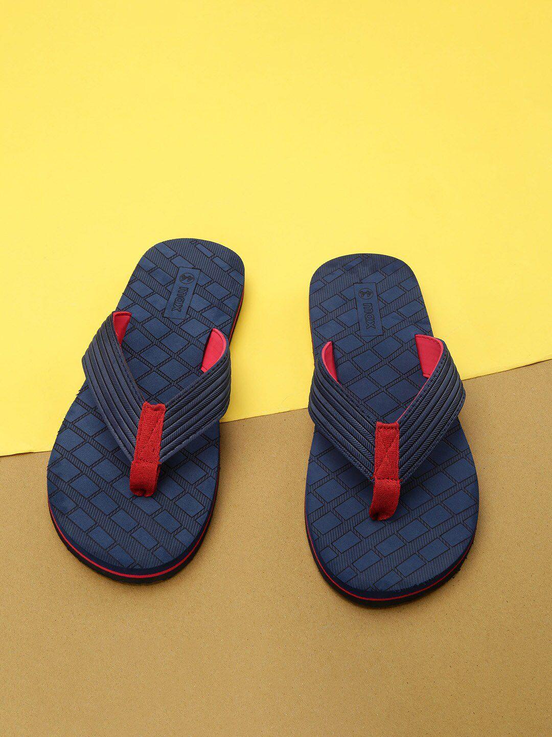 max men textured thong flip-flops