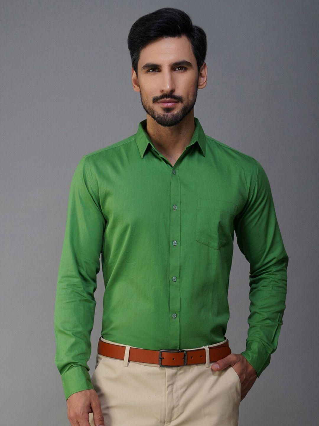 urban scissors india slim fit pure cotton formal shirt