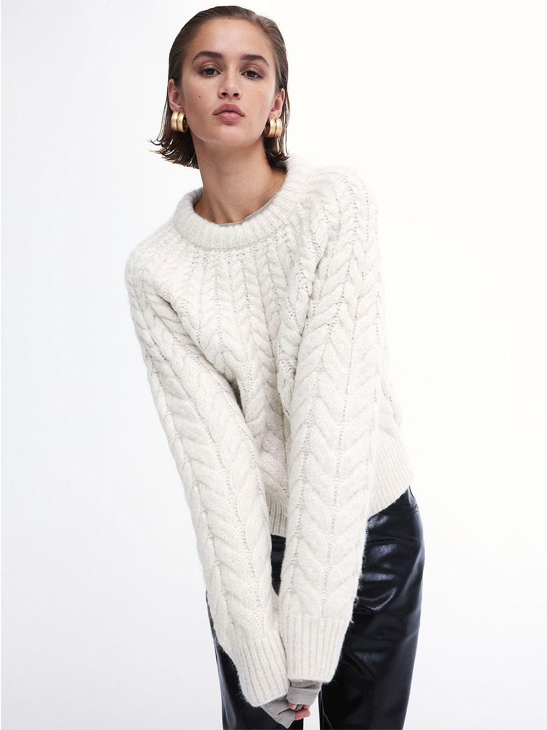 h&m cable-knit jumper