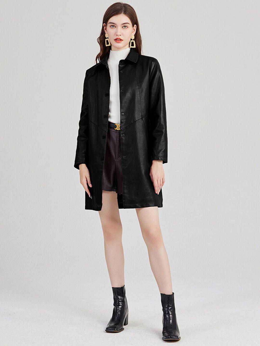 jc collection spread collar overcoat