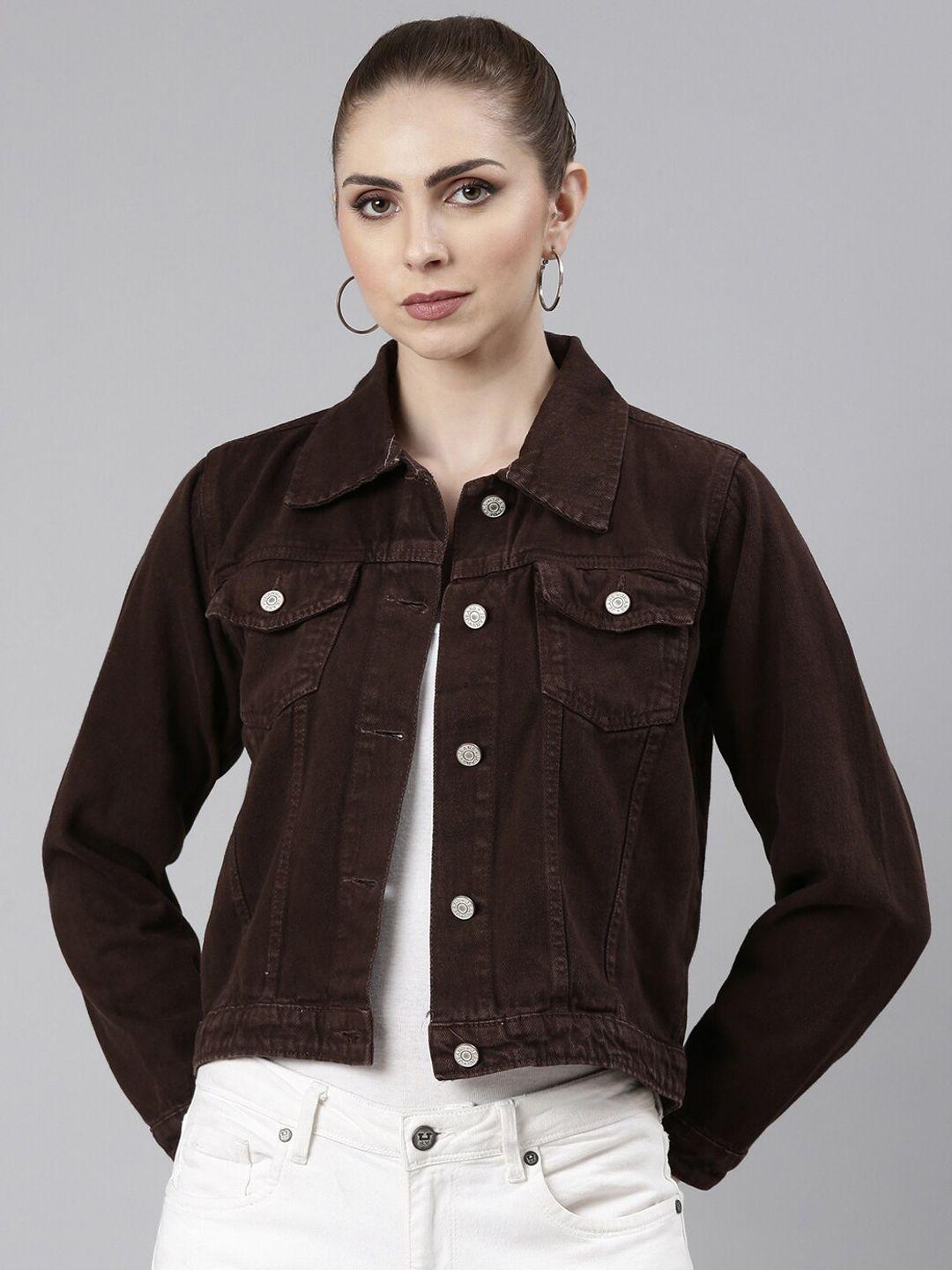 showoff spread collar windcheater denim jacket