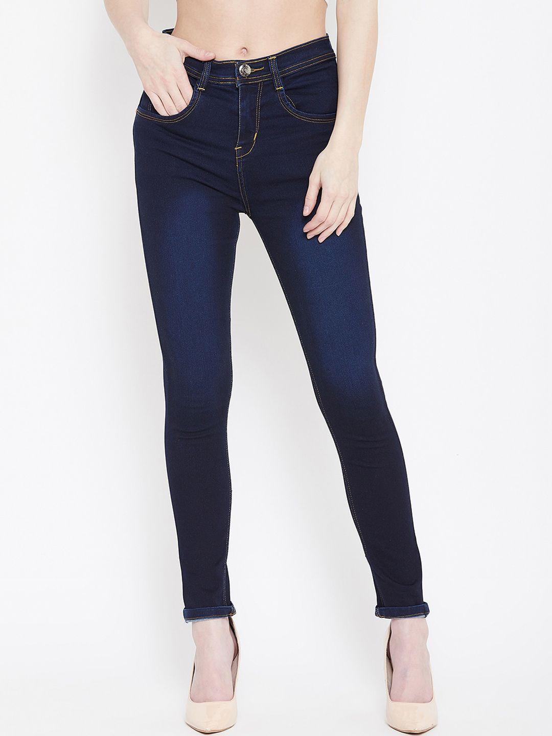 nifty women skinny fit clean look stretchable jeans