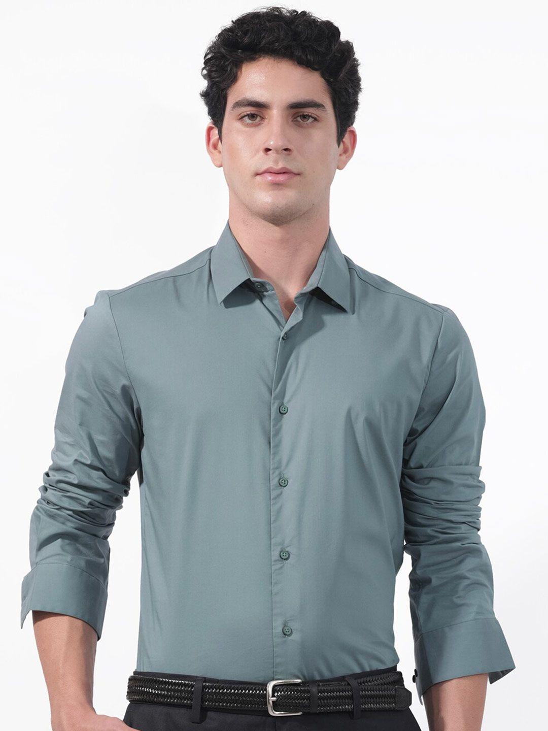 rare rabbit cotton slim fit casual shirt