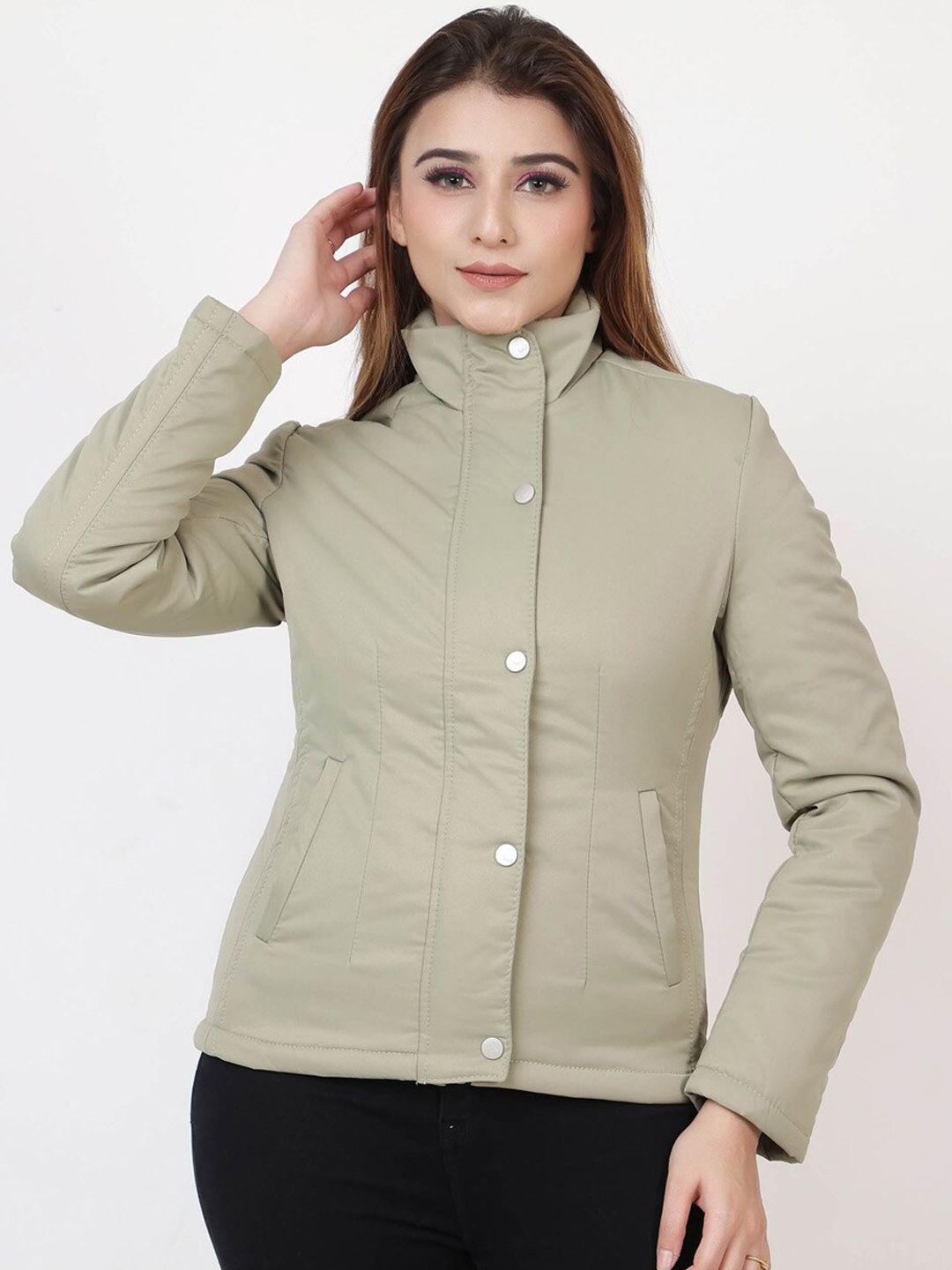 spirit lightweight stand collar bomber jacket