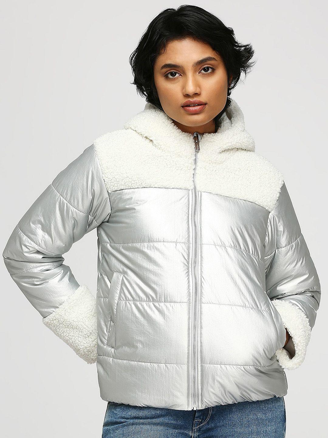 pepe jeans hooded puffer jacket