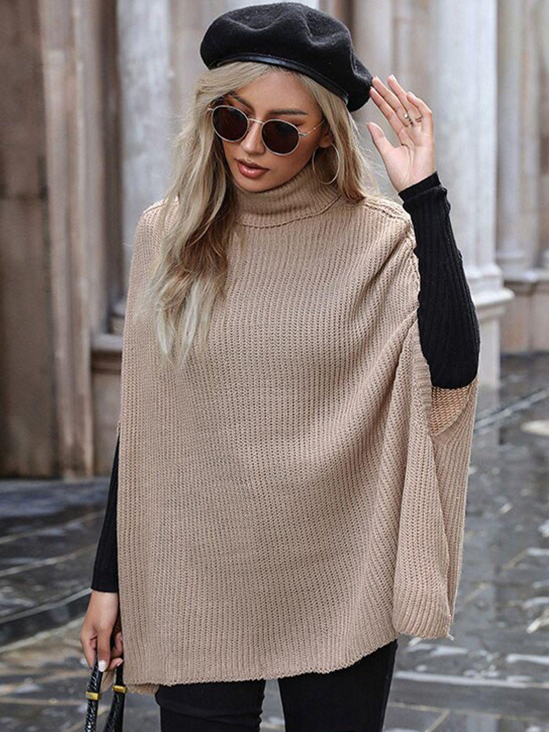 stylecast ribbed kimono sleeves poncho