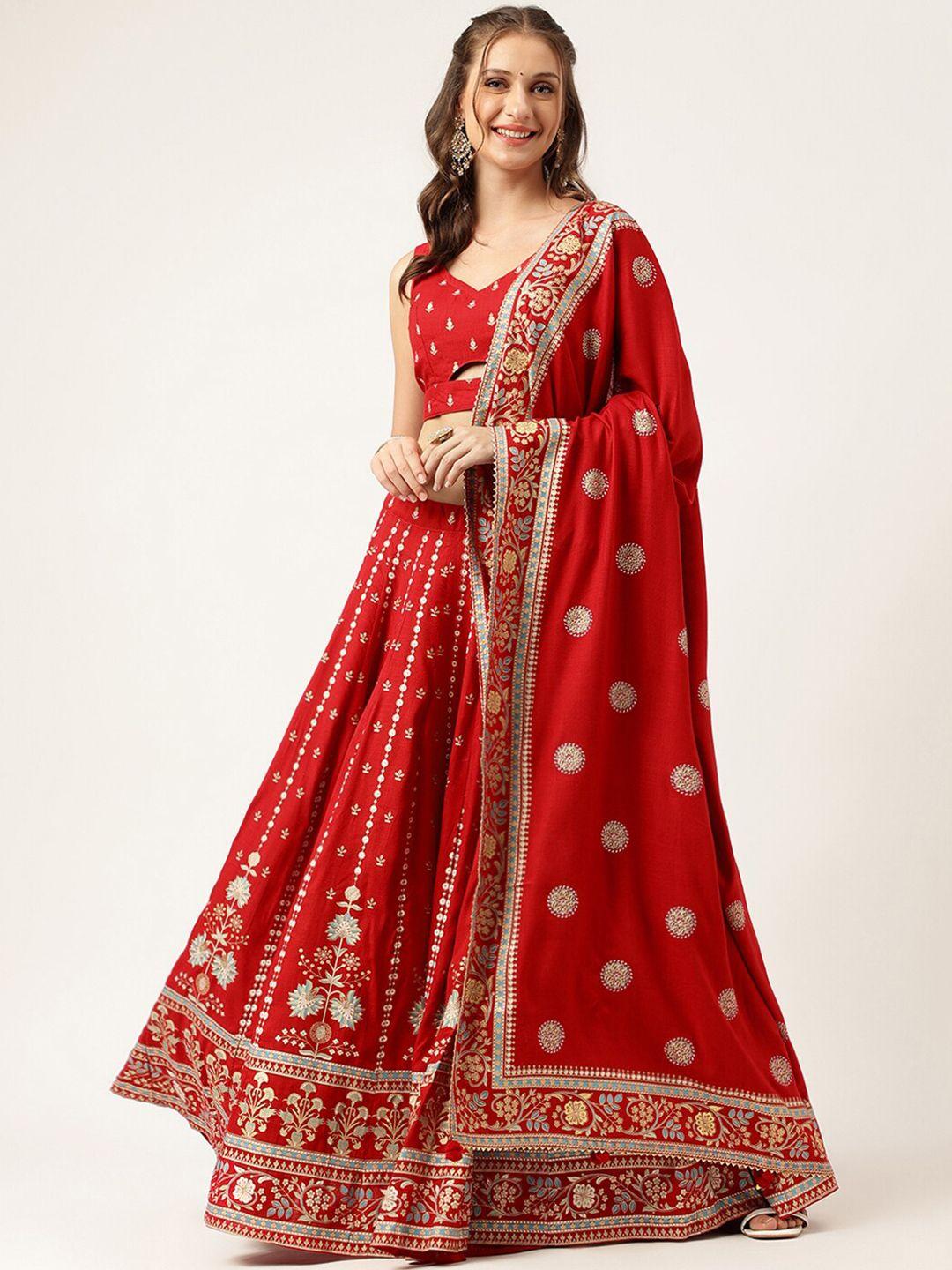 kalini printed ready to wear lehenga & blouse with dupatta