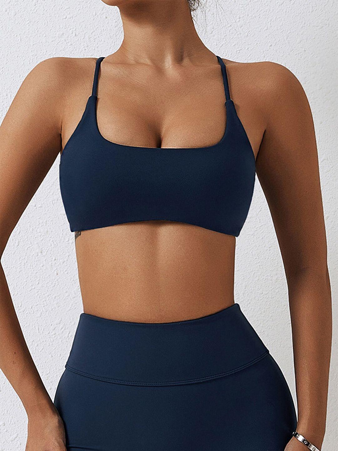 lulu & sky medium coverage all day comfort lightly padded sports bra