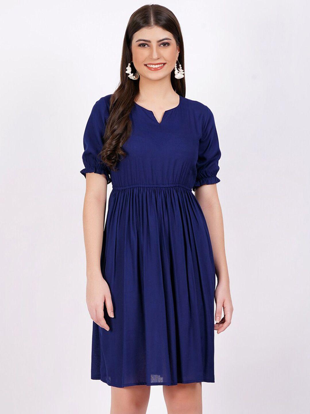 dressar v-neck a-line dress