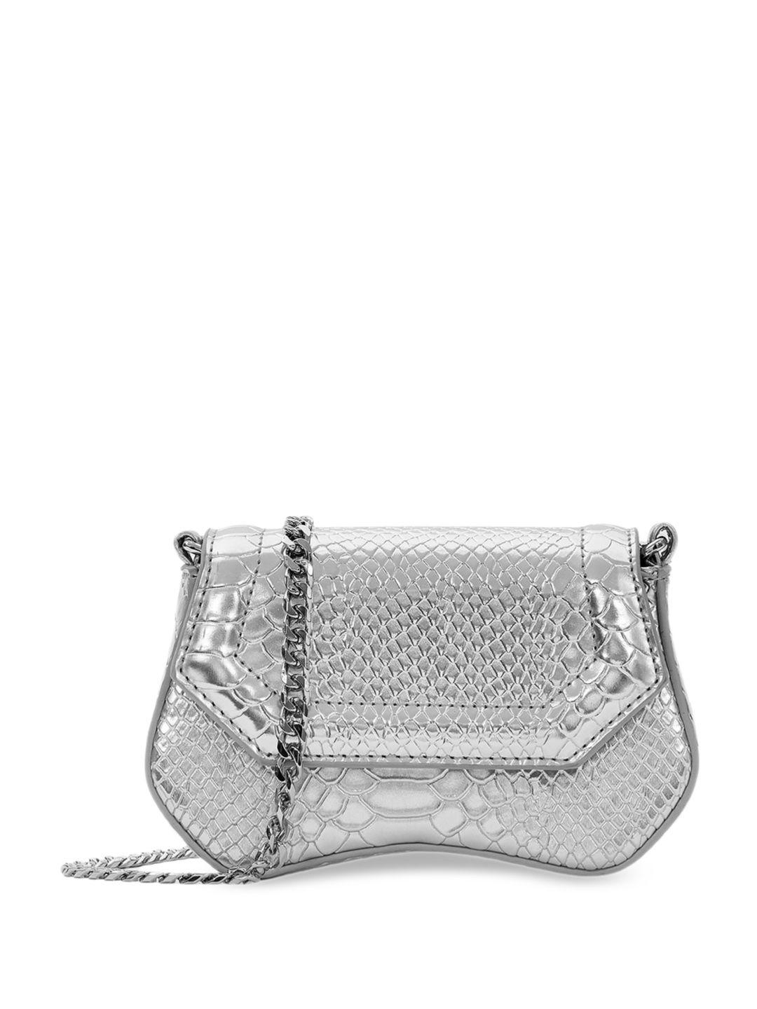 miraggio textured structured sling bag