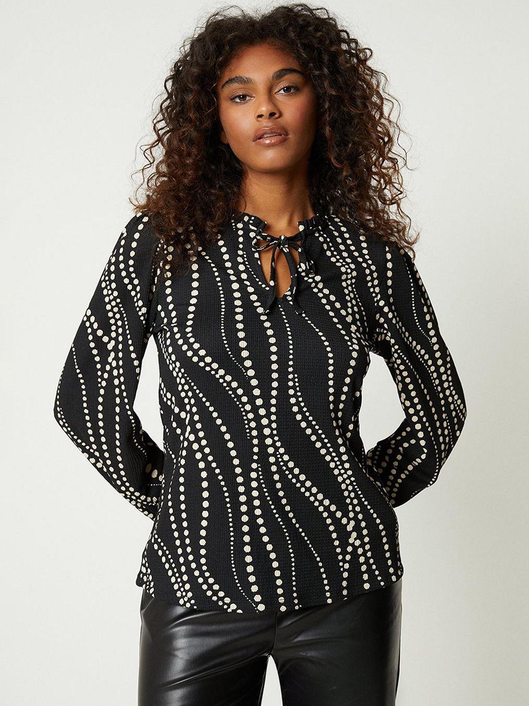 dorothy perkins geometric print top