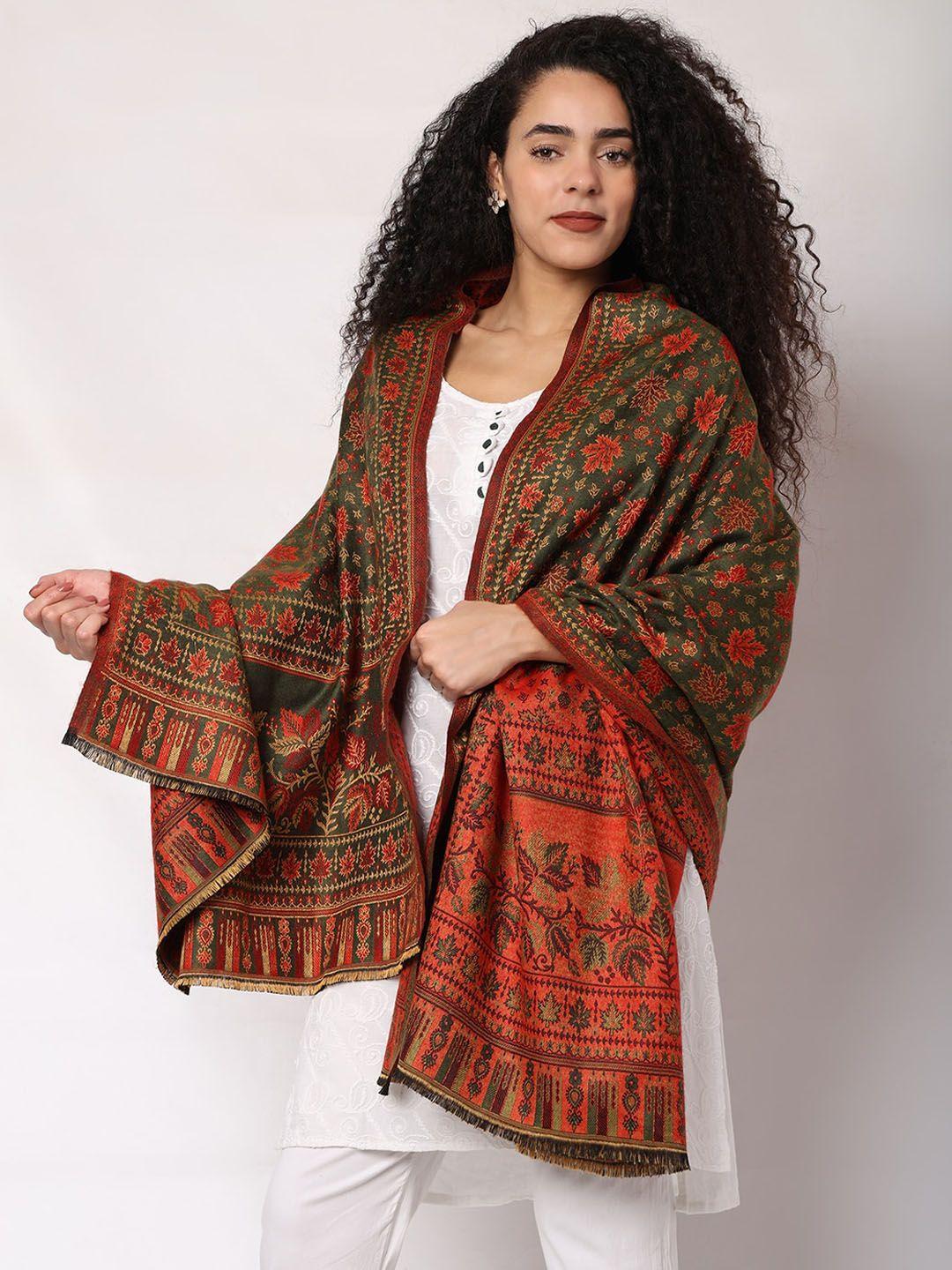 weavers villa ethnic motifs woven design shawl