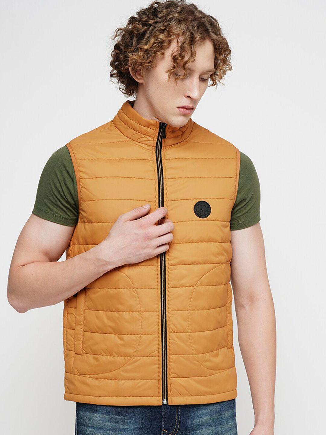 jack & jones mock collar padded jacket