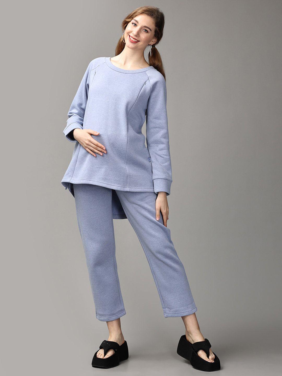 the mom store maternity & nursing sweatshirt & trouser co-ords