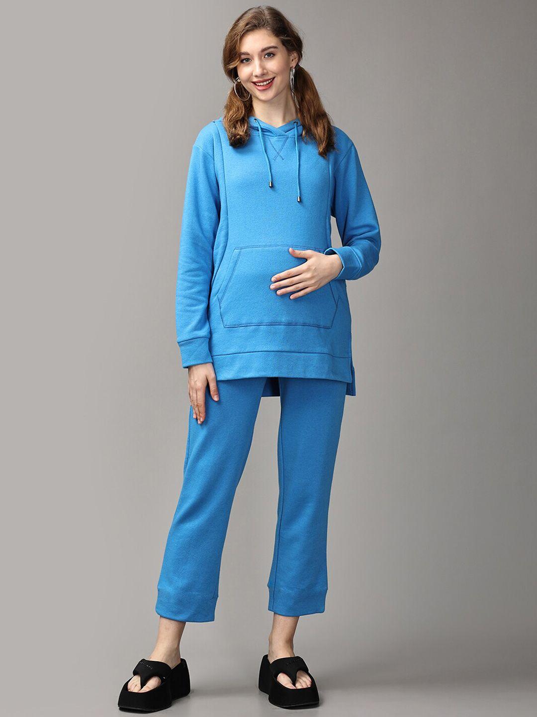 the mom store maternity & nursing sweatshirt & joggers co-ords