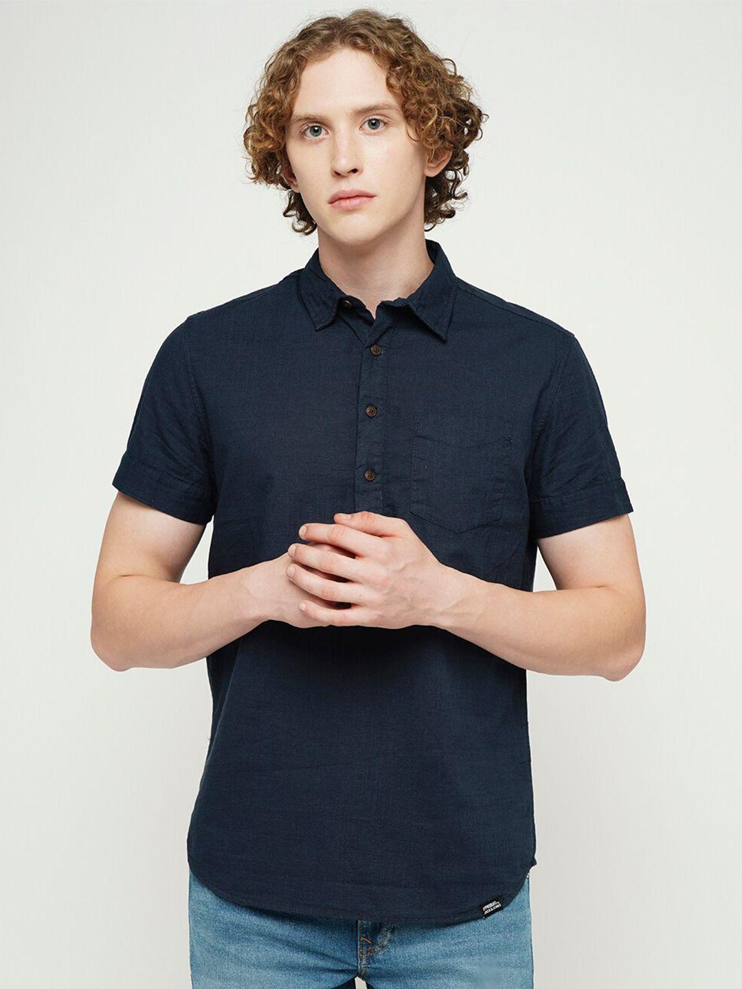 jack & jones slim fit pure cotton casual shirt