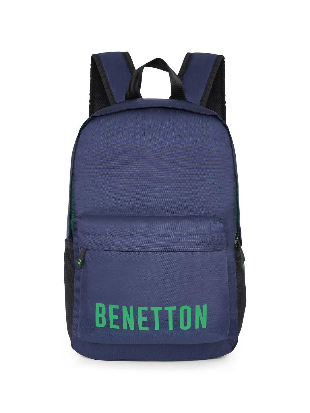 united colors of benetton unisex brand logo printed padded backpack