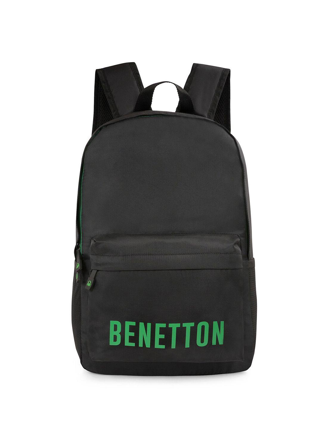 united colors of benetton unisex brand logo printed padded backpack