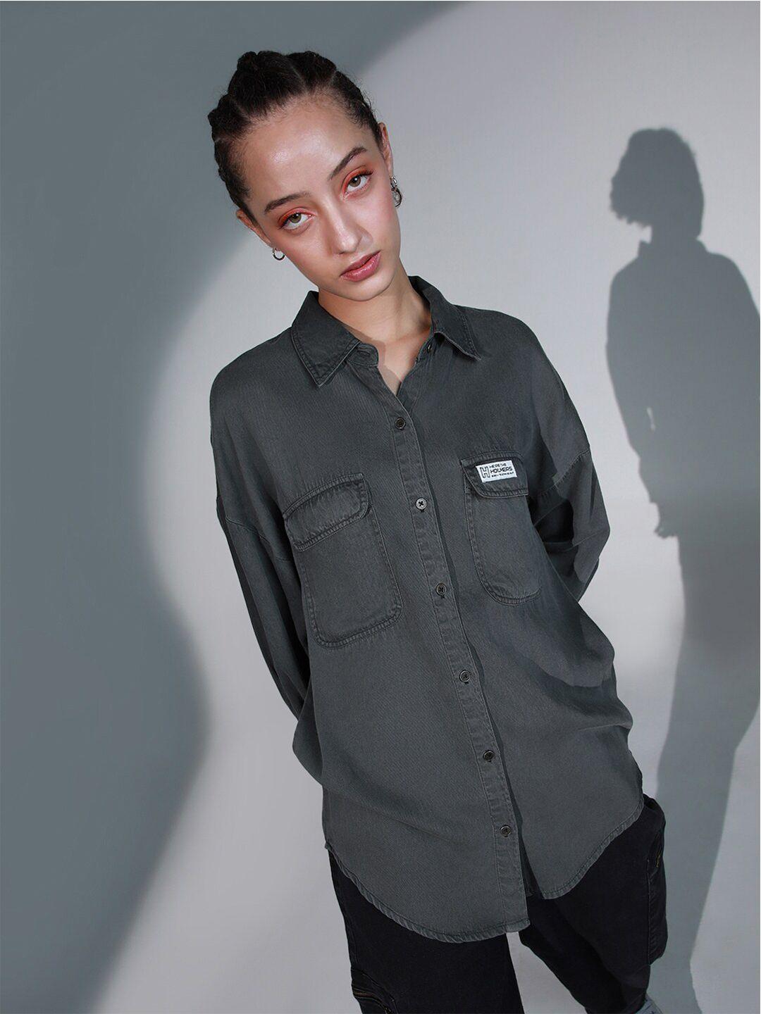 hubberholme standard oversized casual shirt