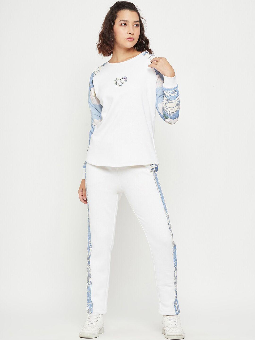 edrio floral printed tracksuit