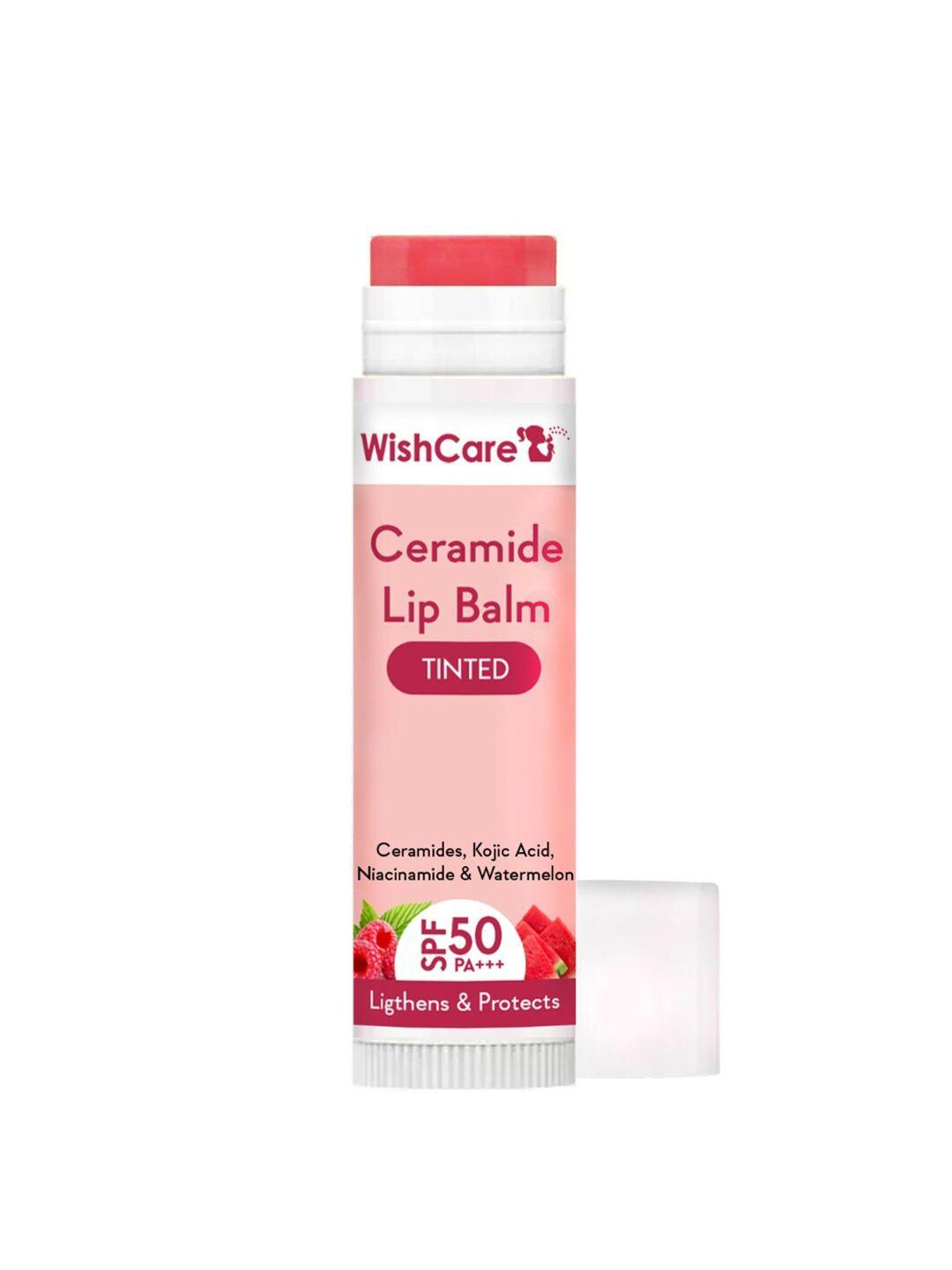 wishcare ceramide tinted lip balm with spf50 pa+++ - 5g