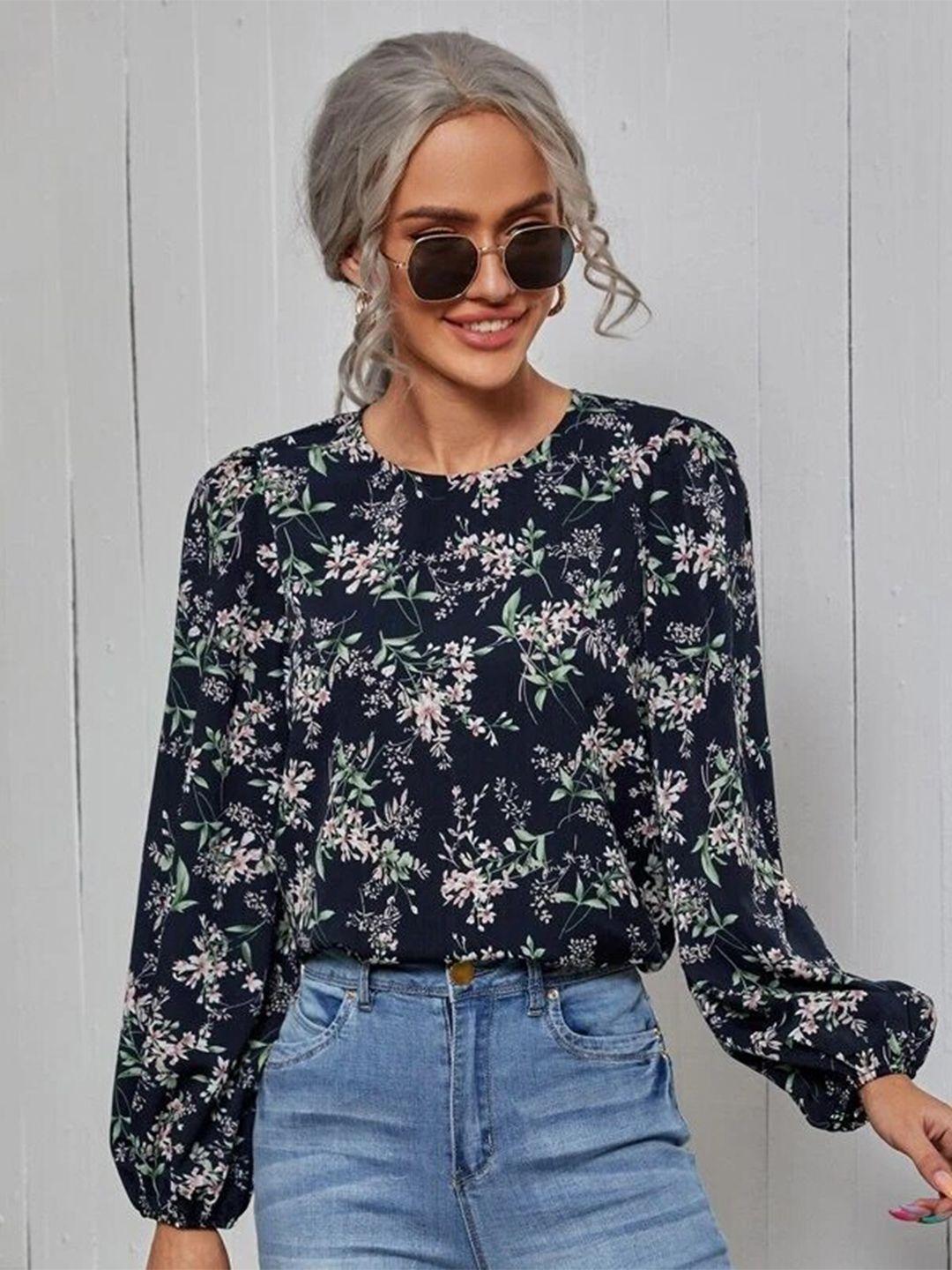 slyck floral printed regular top