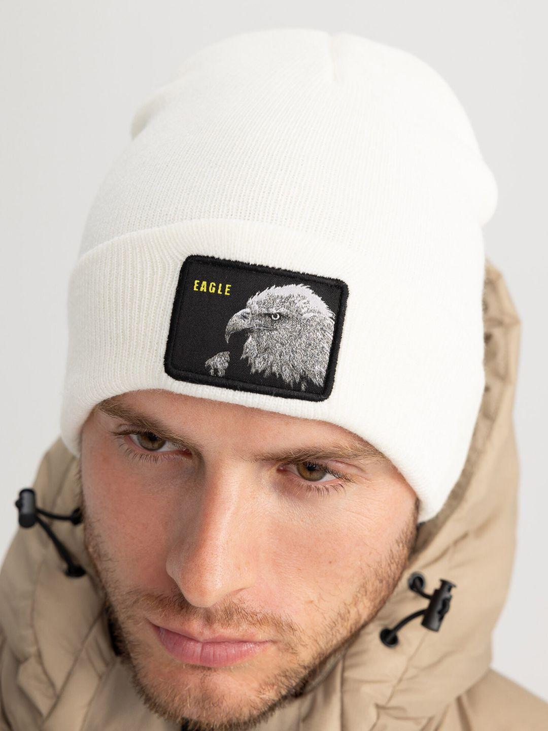 defacto men self design acrylic beanie