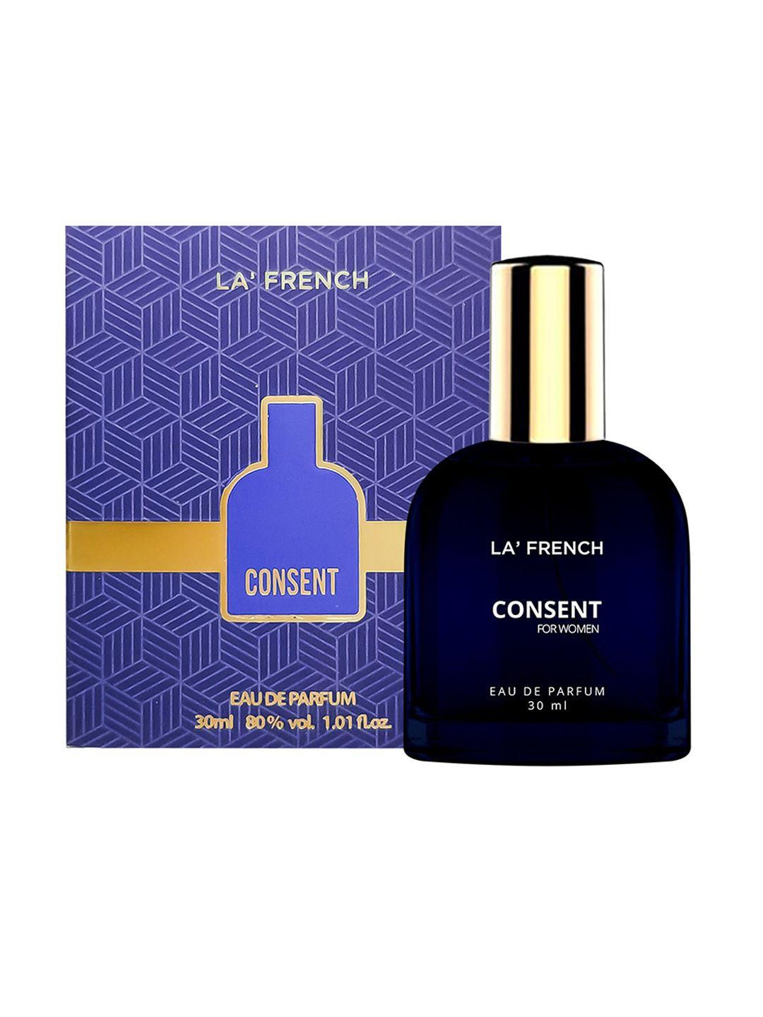 la french 2-pcs hitched & consent long lasting eau de parfum - 30ml each