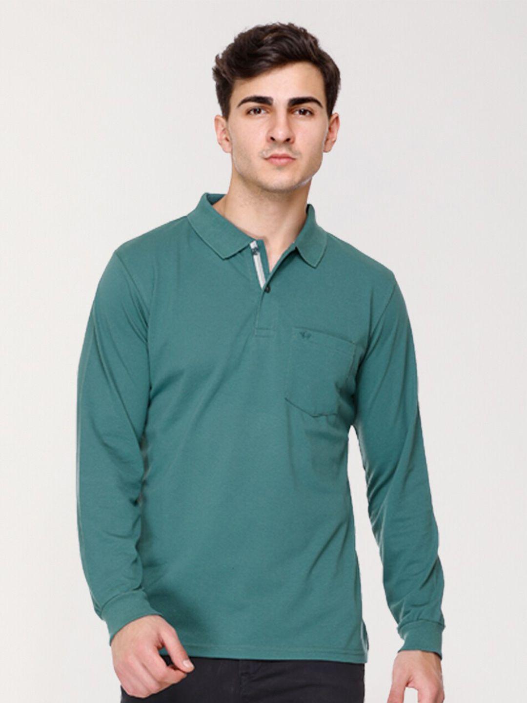 array polo collar cotton t-shirt