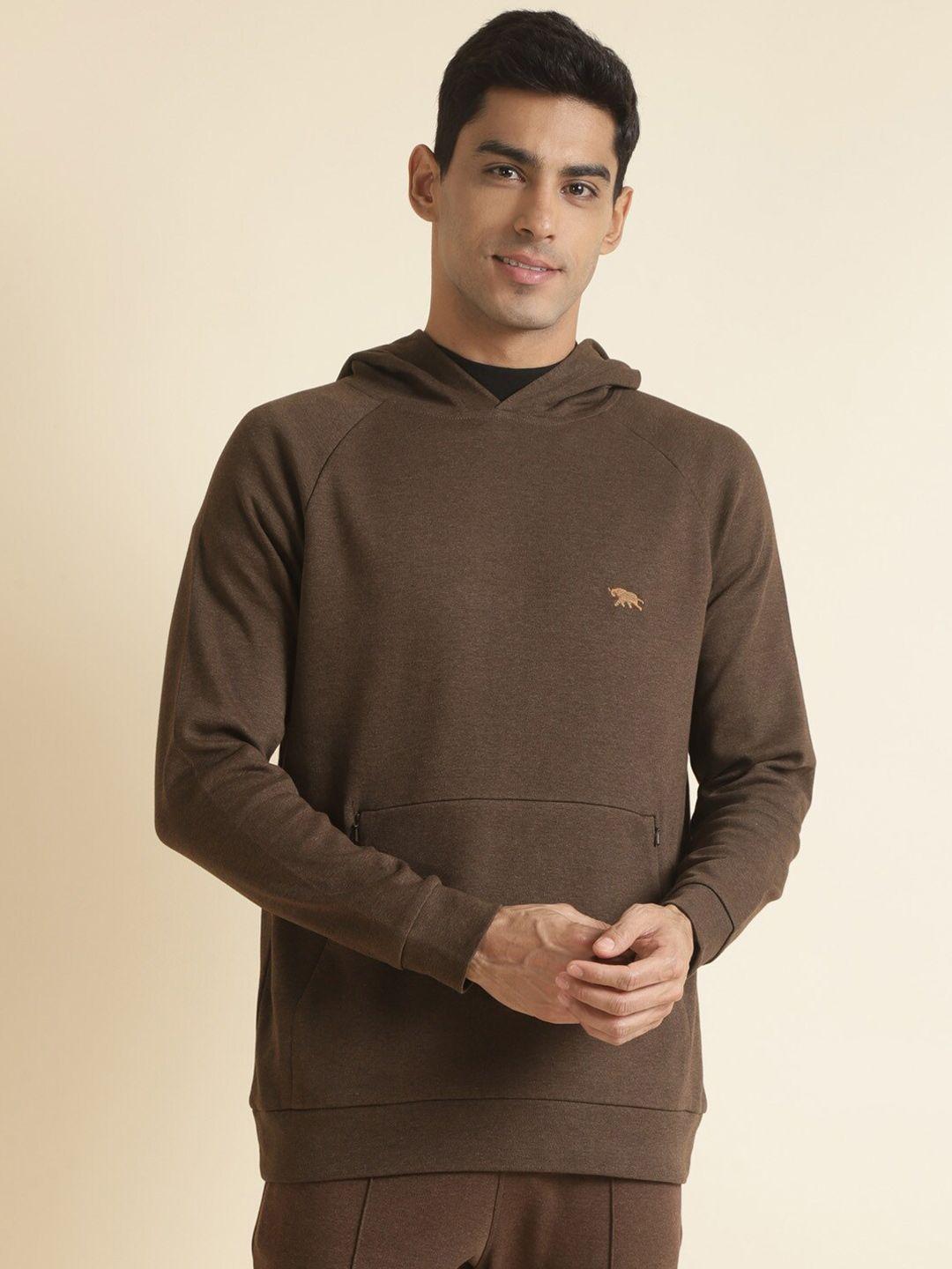 andamen hooded raglan sleeves cotton pullover