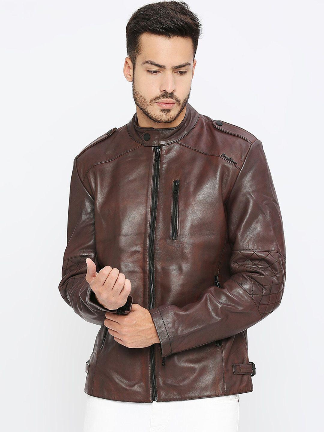 being human mandarin collar shoulder tabs biker jacket