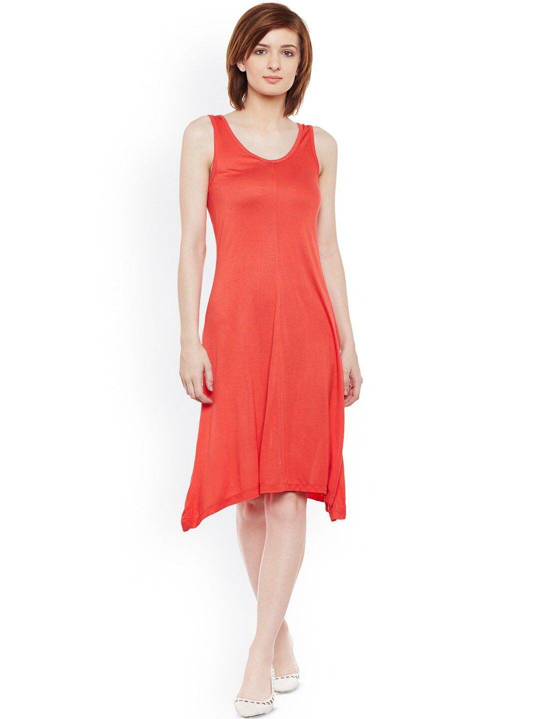 baesd sleeveless cotton a-line dress