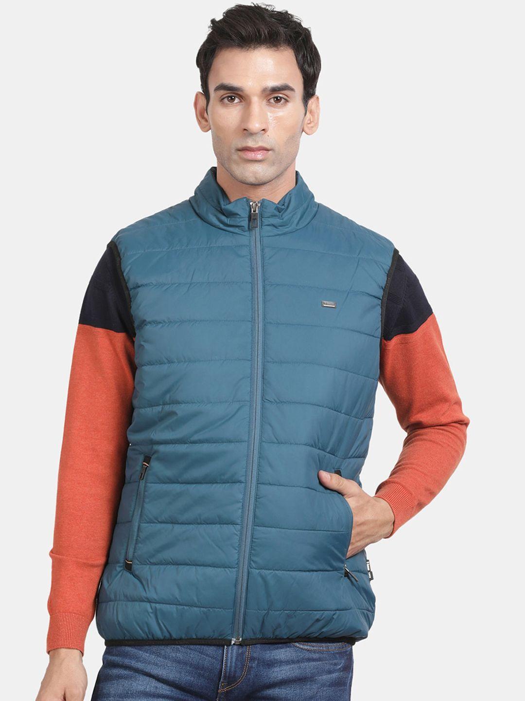 t-base mock collar sleeveless insulator puffer jacket