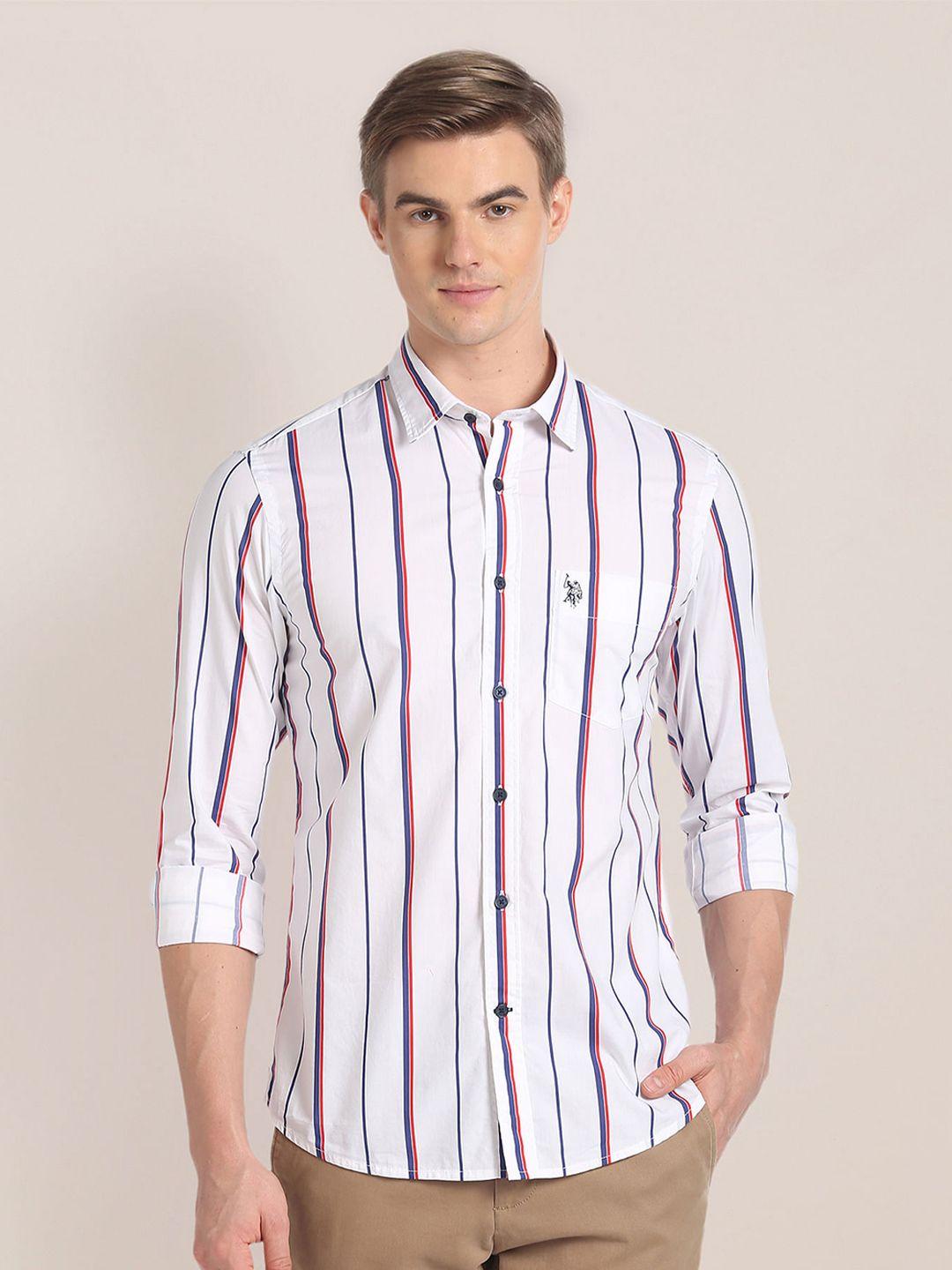 u.s. polo assn. vertical striped casual shirt