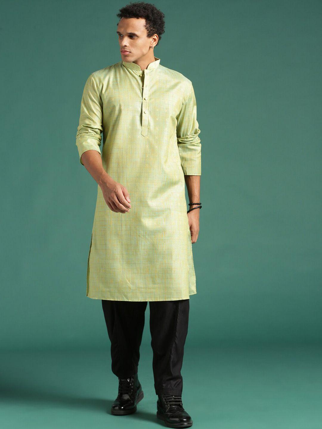 sangria printed cotton straight kurta